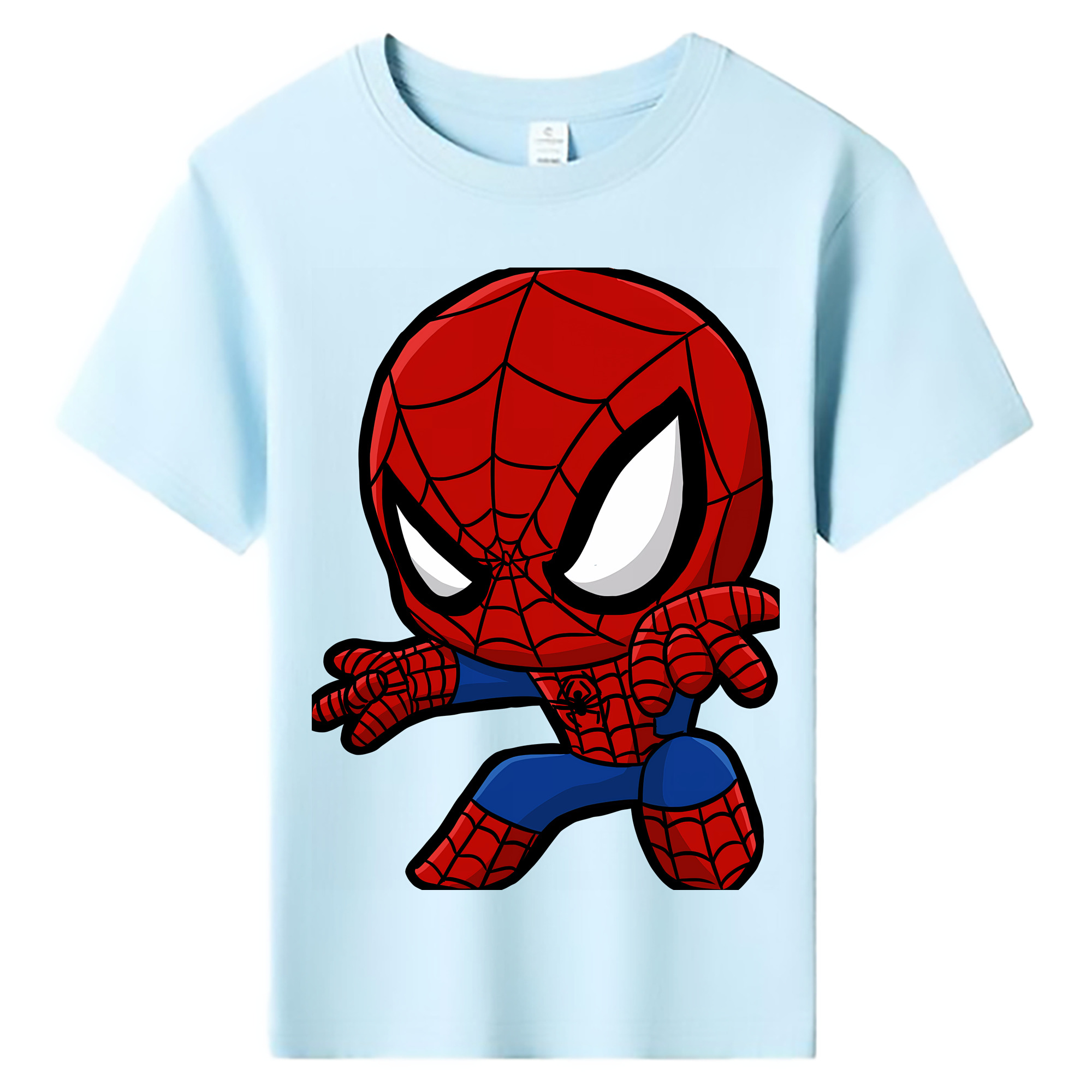 （画像用） Spider Man スパイダーマン 綿100％キッズTシャツ（フロントプリント）
